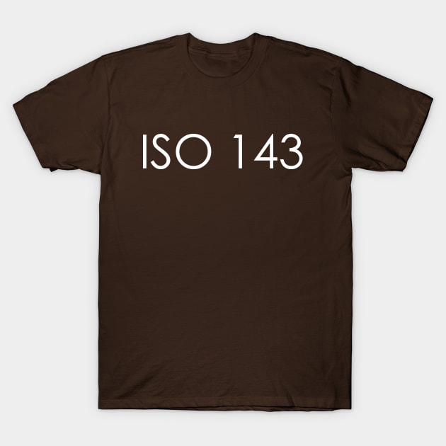 ISO 143 T-Shirt by Photophile